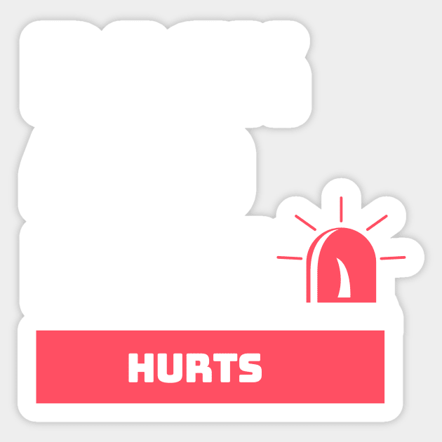 My Back And Body Hurts Funny Quote Yoga Gym Gift for friends Sticker by yassinebd